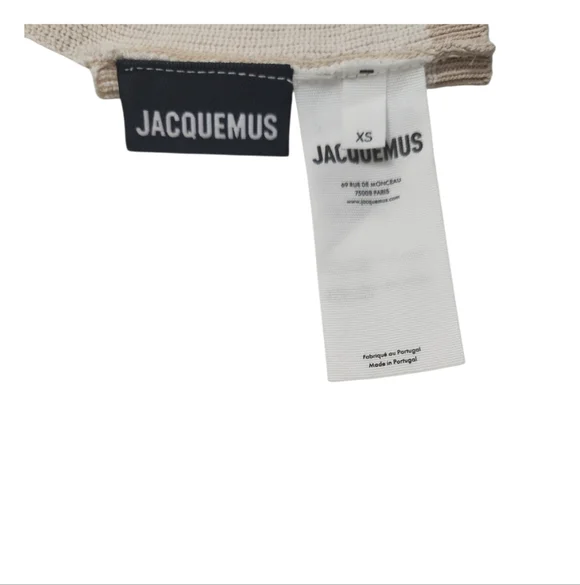 Jacquemus Beige Ribbed Knit Bra Top - Picture 4 of 9